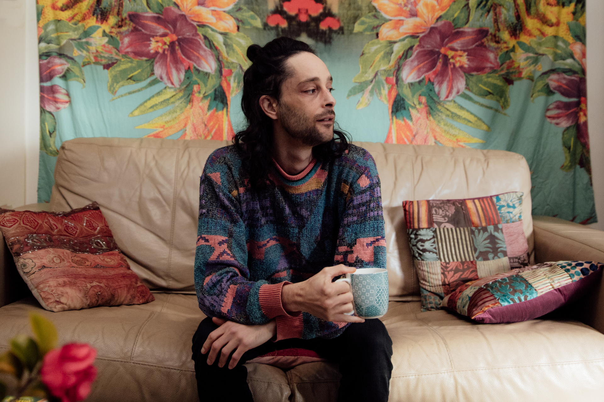 Nick Herrera in a relaxed portrait setting
